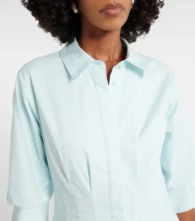 Simkhai Jazz cotton-blend poplin shirt dress | Thumbnail 4