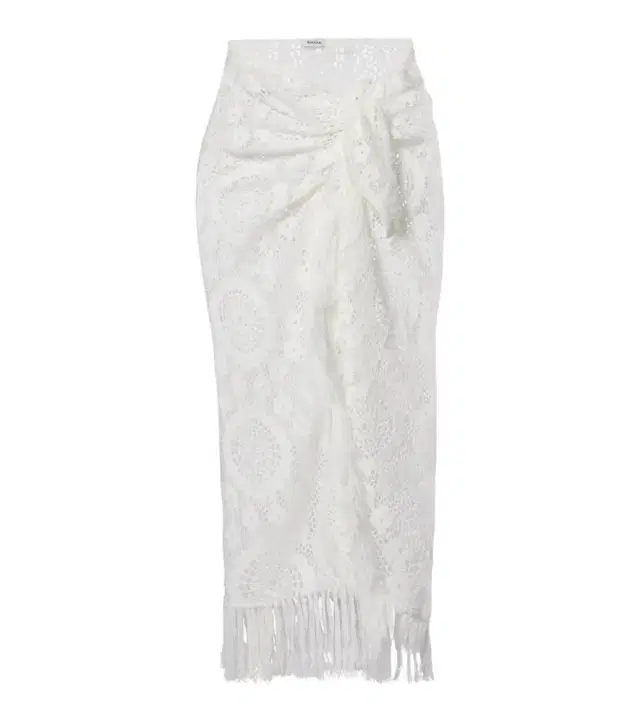 Thyri fringed beach cover-up