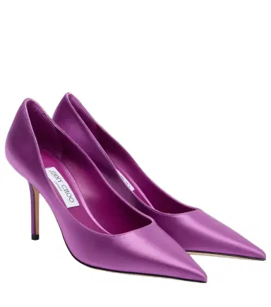 Jimmy Choo Love 85 satin pumps | Thumbnail 1