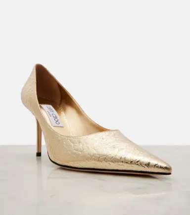 Jimmy Choo Love 85 metallic-effect pumps | Thumbnail 4 Jimmy Choo Love 85 metallic-effect pumps | Thumbnail 4