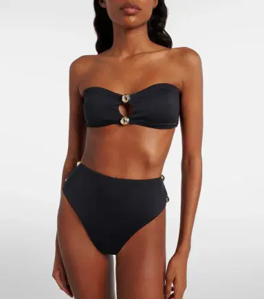 Simkhai Embellished cutout bikini top | Thumbnail 3