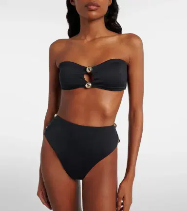 Simkhai Embellished high-rise bikini bottoms | Thumbnail 4 Simkhai Embellished high-rise bikini bottoms | Thumbnail 4