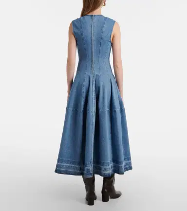Simkhai Bowen denim maxi dress | Thumbnail 3 Simkhai Bowen denim maxi dress | Thumbnail 3