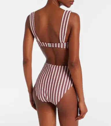 Simkhai Anniston striped bikini top | Thumbnail 3