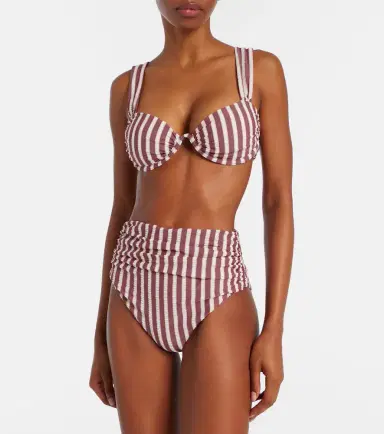 Simkhai Anniston striped bikini top | Thumbnail 5