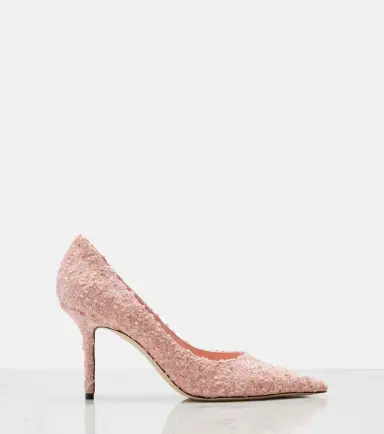 Jimmy Choo Love crystal-embellished mesh pumps | Thumbnail 2