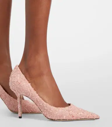 Jimmy Choo Love crystal-embellished mesh pumps | Thumbnail 5