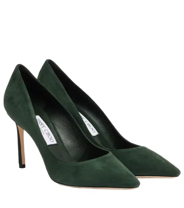 Romy 85 suede pumps