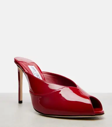 Jimmy Choo Brigitte 100 patent leather mules | Thumbnail 3