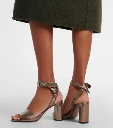 Jimmy Choo Rori metallic leather sandals | Thumbnail 6