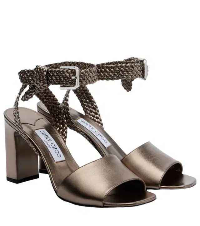 Rori metallic leather sandals