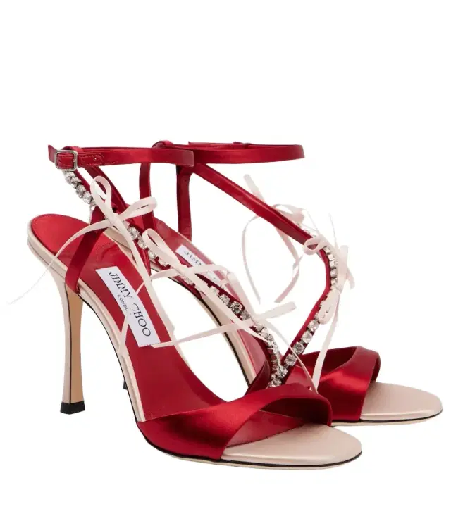 Lula 100 embellished satin sandals