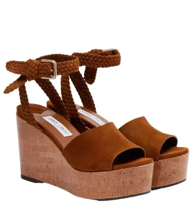 Jimmy Choo Jori suede platform sandals | Thumbnail 1 Jimmy Choo Jori suede platform sandals | Thumbnail 1