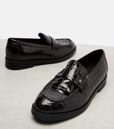 Jimmy Choo Ivy croc-effect patent leather loafers | Thumbnail 2 Jimmy Choo Ivy croc-effect patent leather loafers | Thumbnail 2