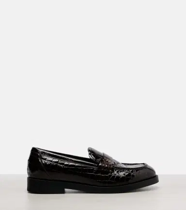 Jimmy Choo Ivy croc-effect patent leather loafers | Thumbnail 3 Jimmy Choo Ivy croc-effect patent leather loafers | Thumbnail 3