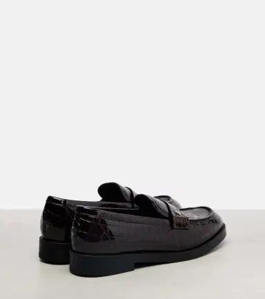 Jimmy Choo Ivy croc-effect patent leather loafers | Thumbnail 4 Jimmy Choo Ivy croc-effect patent leather loafers | Thumbnail 4