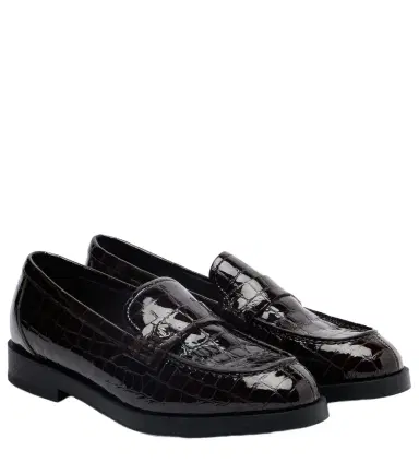 Jimmy Choo Ivy croc-effect patent leather loafers | Thumbnail 1 Jimmy Choo Ivy croc-effect patent leather loafers | Thumbnail 1