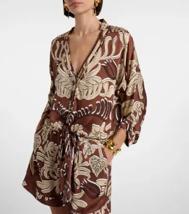 Poupette St Barth Azia printed top | Thumbnail 2