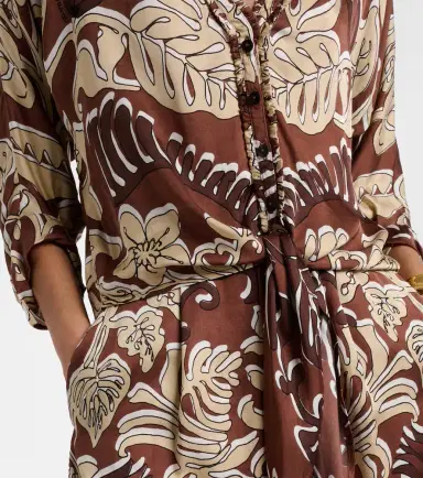 Poupette St Barth Azia printed top | Thumbnail 3