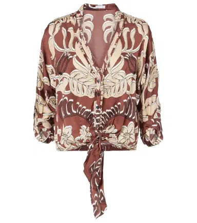 Poupette St Barth Azia printed top | Thumbnail 1