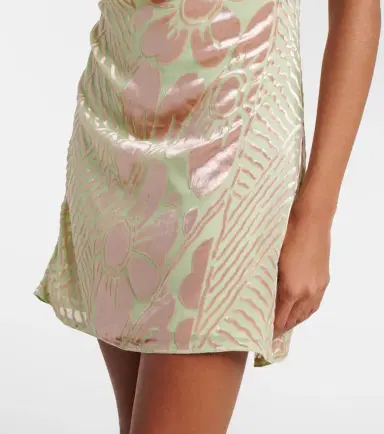 SIR Ventura floral velvet and mesh minidress | Thumbnail 3