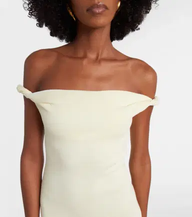 SIR Elia off-shoulder maxi dress | Thumbnail 5