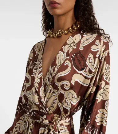 Poupette St Barth Kristen printed maxi dress | Thumbnail 6