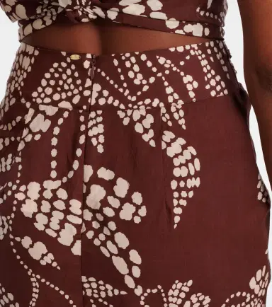 Poupette St Barth Uma printed cotton midi skirt | Thumbnail 3 Poupette St Barth Uma printed cotton midi skirt | Thumbnail 3