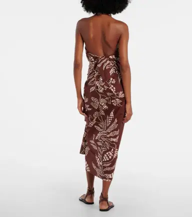 Poupette St Barth Uma printed cotton midi skirt | Thumbnail 4 Poupette St Barth Uma printed cotton midi skirt | Thumbnail 4