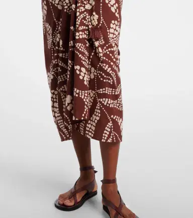 Poupette St Barth Uma printed cotton midi skirt | Thumbnail 5 Poupette St Barth Uma printed cotton midi skirt | Thumbnail 5