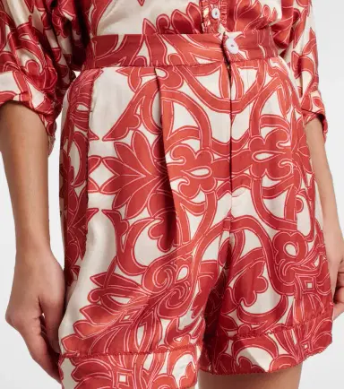 Poupette St Barth Isabelle printed high-rise shorts | Thumbnail 2 Poupette St Barth Isabelle printed high-rise shorts | Thumbnail 2
