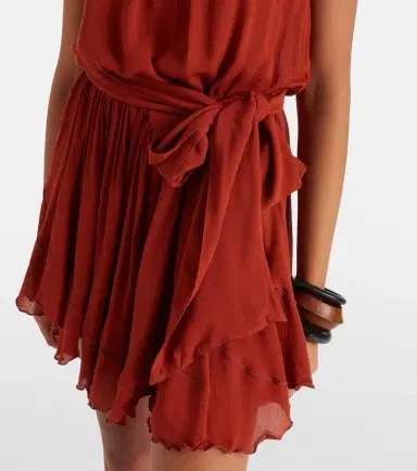 Poupette St Barth Bianca gathered minidress | Thumbnail 3 Poupette St Barth Bianca gathered minidress | Thumbnail 3