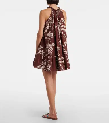 Poupette St Barth Cleo printed cotton minidress | Thumbnail 4