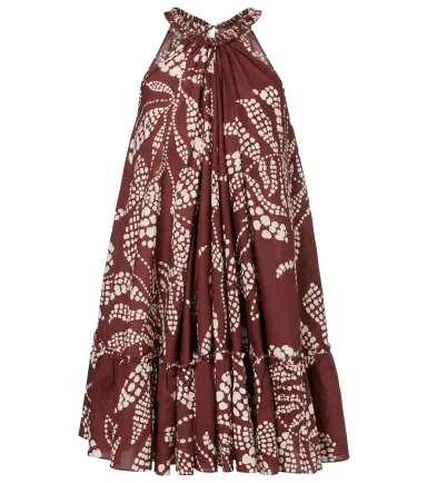 Poupette St Barth Cleo printed cotton minidress | Thumbnail 1