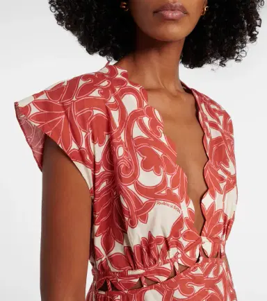 Poupette St Barth Noreen printed cotton maxi dress | Thumbnail 3 Poupette St Barth Noreen printed cotton maxi dress | Thumbnail 3