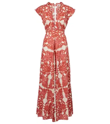 Poupette St Barth Noreen printed cotton maxi dress | Thumbnail 1 Poupette St Barth Noreen printed cotton maxi dress | Thumbnail 1