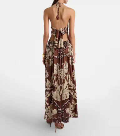 Poupette St Barth Isore printed halterneck maxi dress | Thumbnail 2 Poupette St Barth Isore printed halterneck maxi dress | Thumbnail 2
