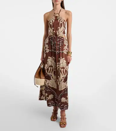 Poupette St Barth Isore printed halterneck maxi dress | Thumbnail 6 Poupette St Barth Isore printed halterneck maxi dress | Thumbnail 6