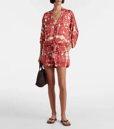 Poupette St Barth Azia printed top | Thumbnail 4