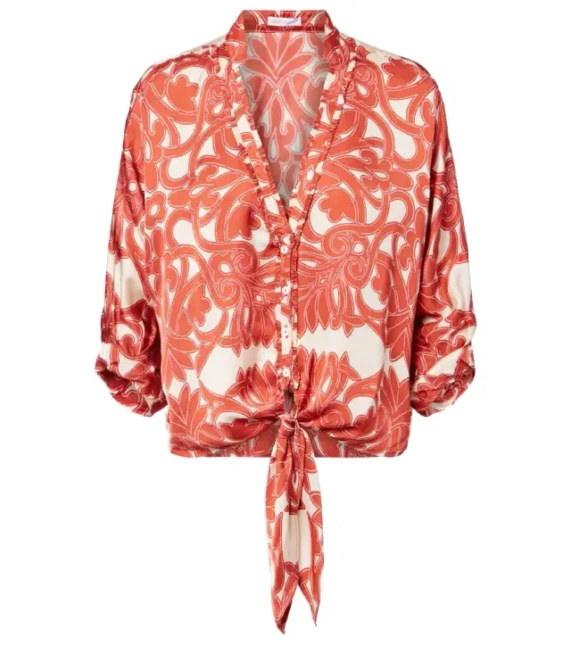 Azia printed top
