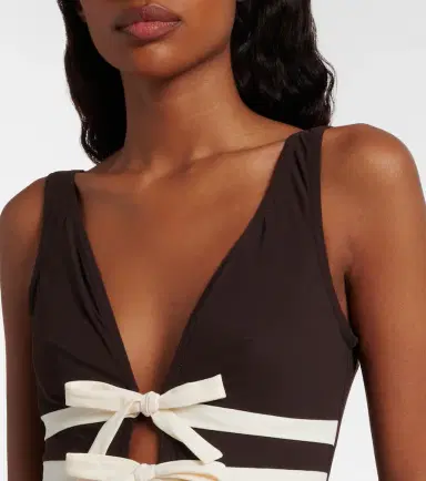 Karla Colletto Lenora bow-detail swimsuit | Thumbnail 4