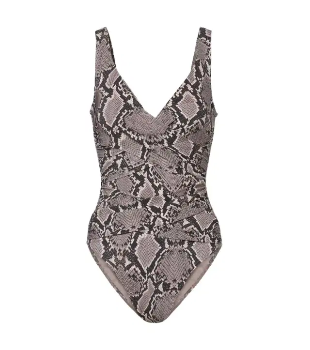 Karla Colletto Lilith snake-effect swimsuit