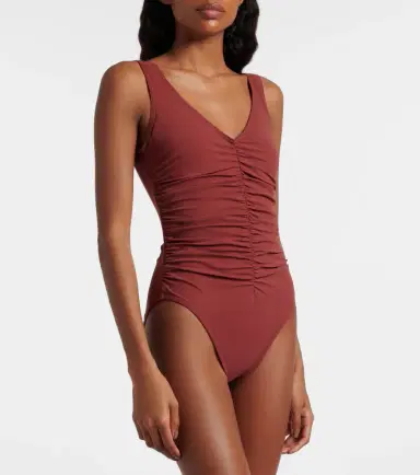 Karla Colletto Basics ruched swimsuit | Thumbnail 5