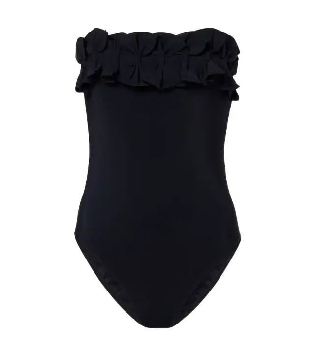 Karla Colletto Freya bow-detail bandeau swimsuit