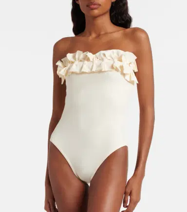Karla Colletto Freya ruffled swimsuit | Thumbnail 2