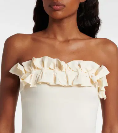 Karla Colletto Freya ruffled swimsuit | Thumbnail 3