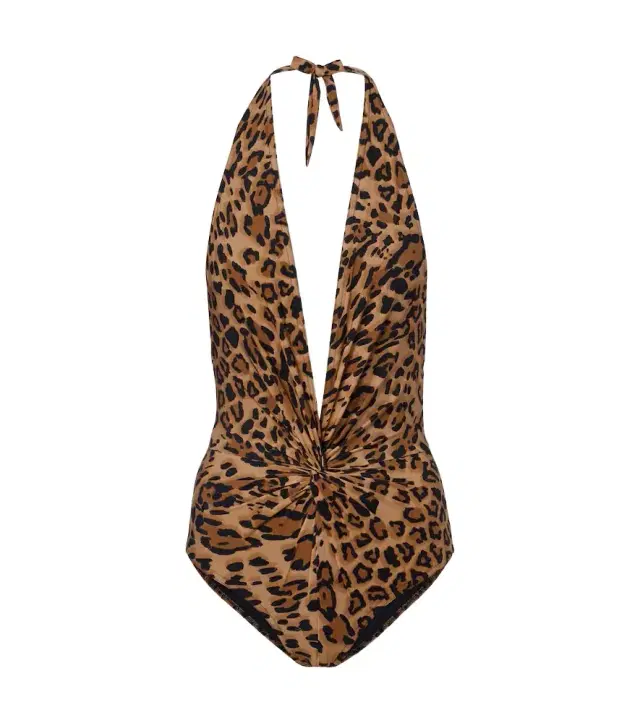 Karla Colletto Ava leopard-print swimsuit