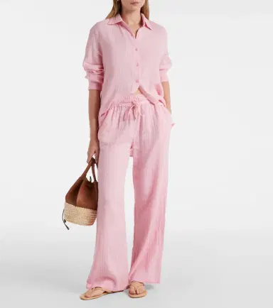 Melissa Odabash Krissy cotton wide-leg pants | Thumbnail 5 Melissa Odabash Krissy cotton wide-leg pants | Thumbnail 5