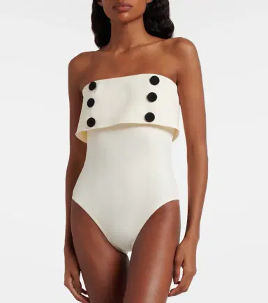 Karla Colletto Billie colorblocked swimsuit | Thumbnail 2