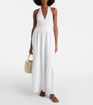 Melissa Odabash Shay halterneck cotton maxi dress | Thumbnail 2 Melissa Odabash Shay halterneck cotton maxi dress | Thumbnail 2